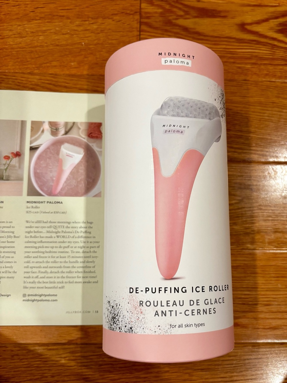 Jilly box depuffing ice roller BNIB